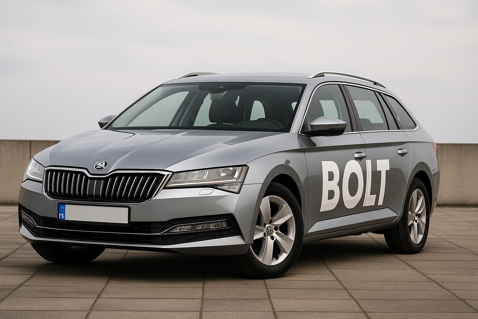Škoda Superb 3 Combi s polepem BOLT pro dlouhodobý pronájem – Flex Auto Drive
